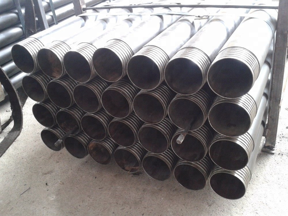 Casing pipes after drilling