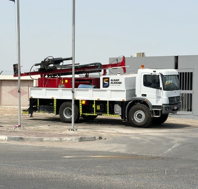 Vehicle mounted excavator